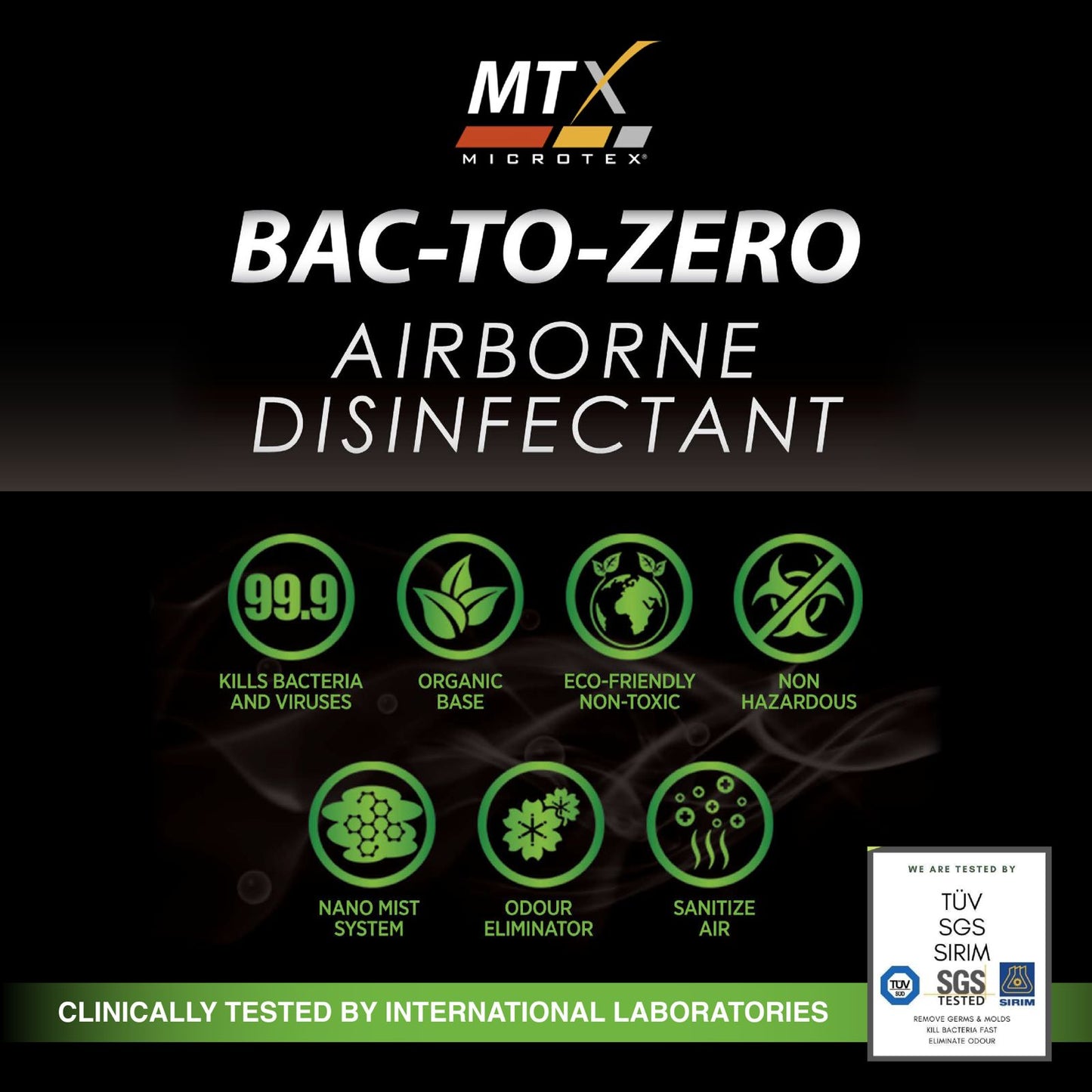 MTX Bac-To-Zero Sanitizing Machine 900W