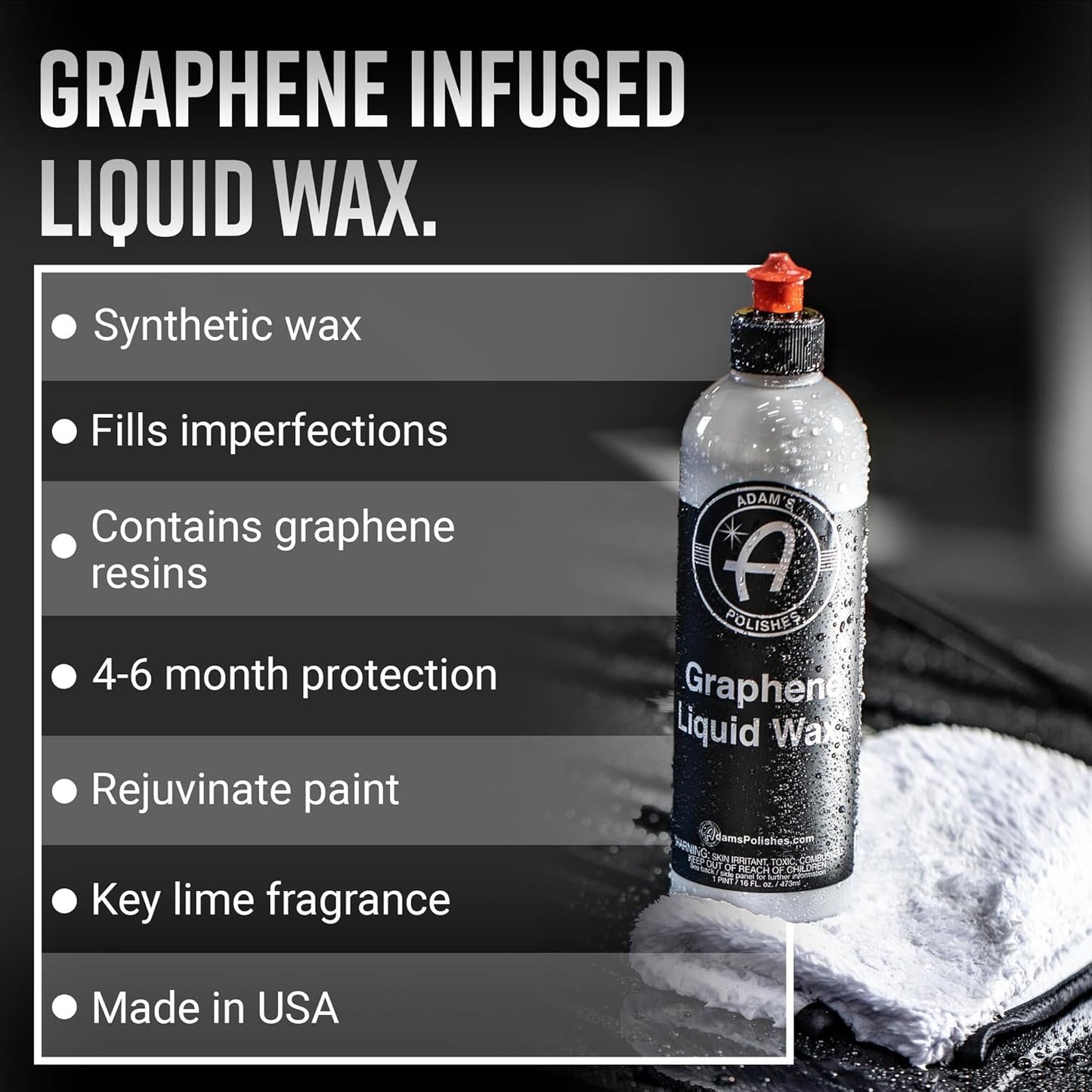 Adam's Polishes Graphene Liquid Wax