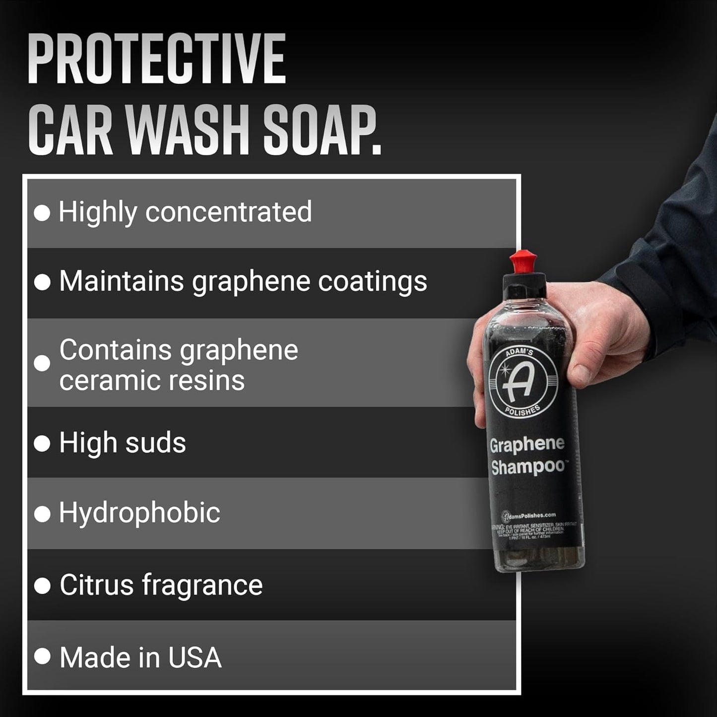 Adam's Polishes Graphene Shampoo