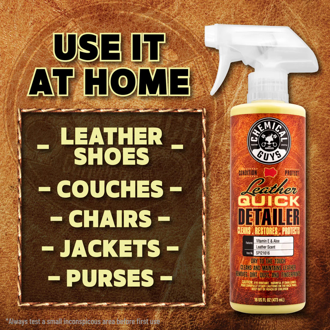Chemical Guys Leather Quick Detailer 16oz