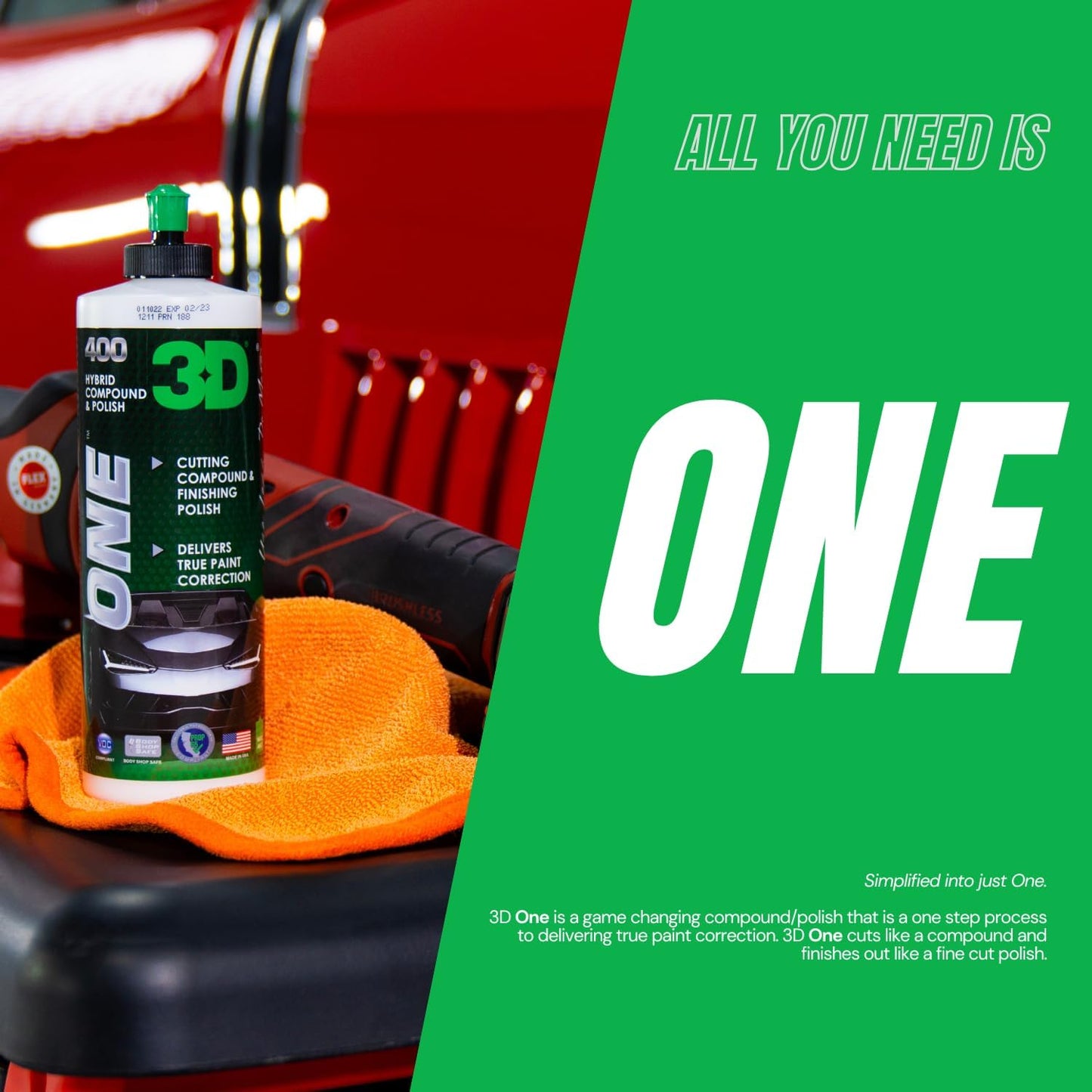 3D ONE Hybrid Compound & Polish